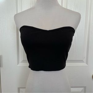 SHEIN black cropped tube top